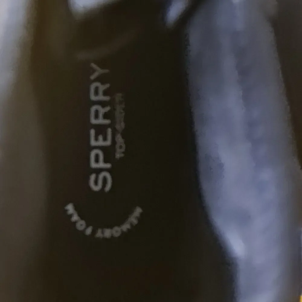 Sperry Men's Black Halyard Storm‎ Memory Foam Sneaker Size 11